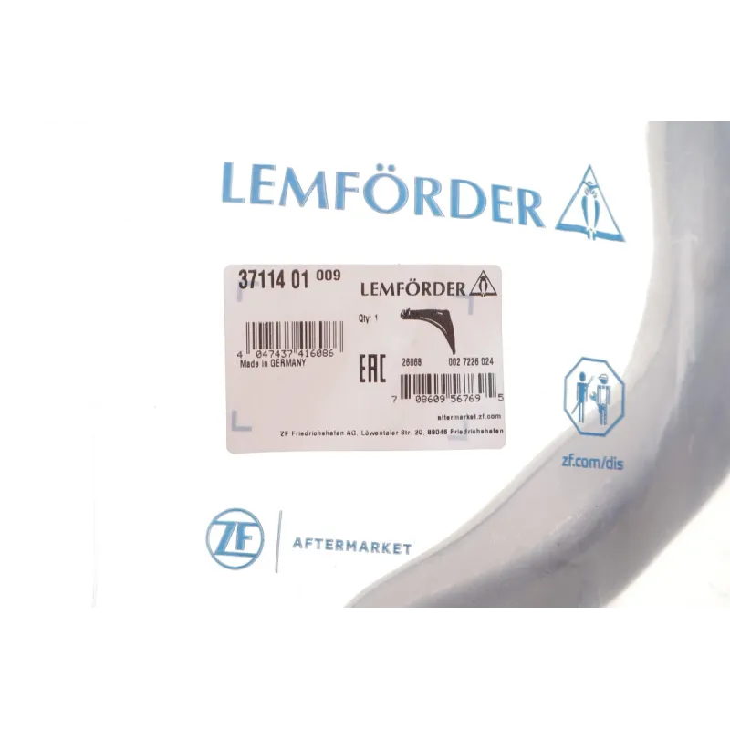 Важіль передній лівий LEMFOERDER 3711401 для BMW 1 (F20/F21), 2 (F22/F23), 3 (F30/F34/F80) 2011-