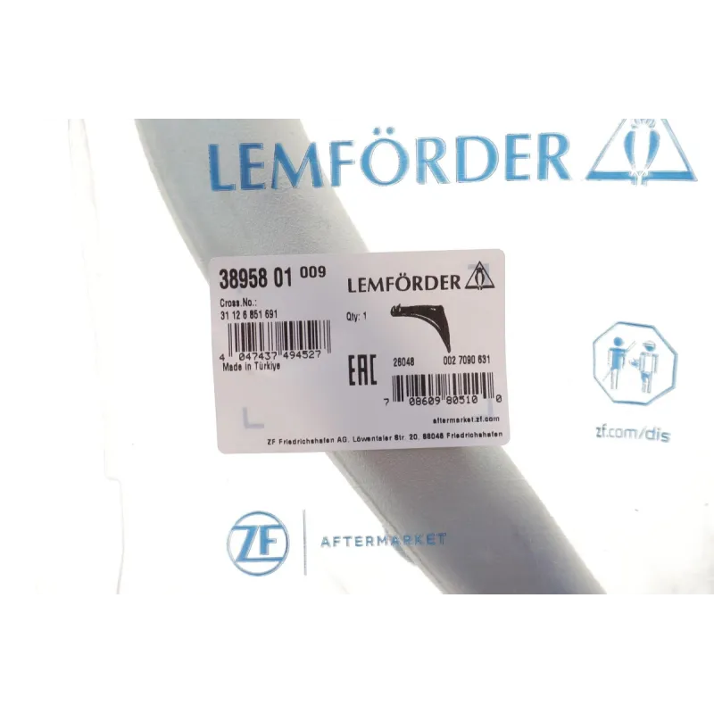 Важіль передньої підвіски LEMFORDER 38958 01 для BMW X5 (F15/F85) X6 (F16/F86) 2013-2019