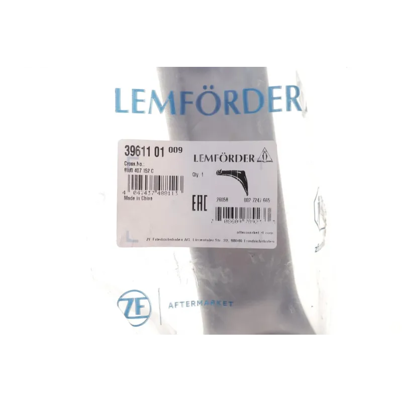 Важіль передньої підвіски LEMFOERDER 39611 01 для Audi A4 B9 (8W2, 8WC) 2015-