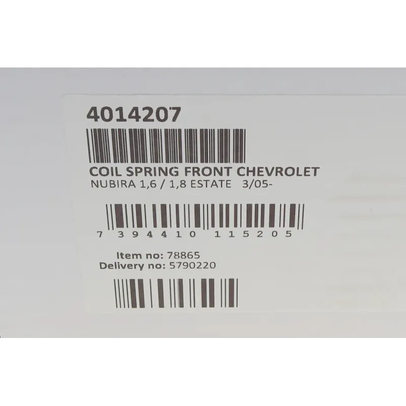 Пружина передня LESJOFORS 4014207 для Chevrolet Nubira універсал 2005-2011