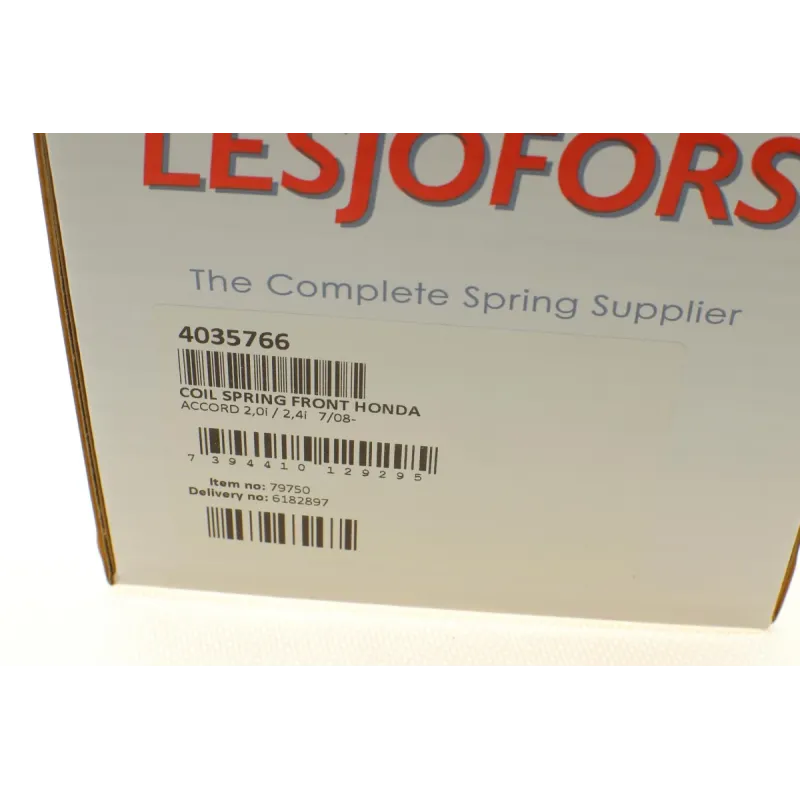 Пружина передня LESJOFORS 4035766 для Honda Accord VIII 2.0/2.4i 2008- (седан/універсал)