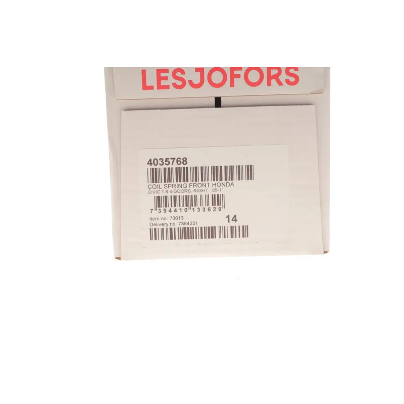 Пружина передня LESJOFORS 4035768 для Honda Civic VIII 1.8 2005-2012 (седан)