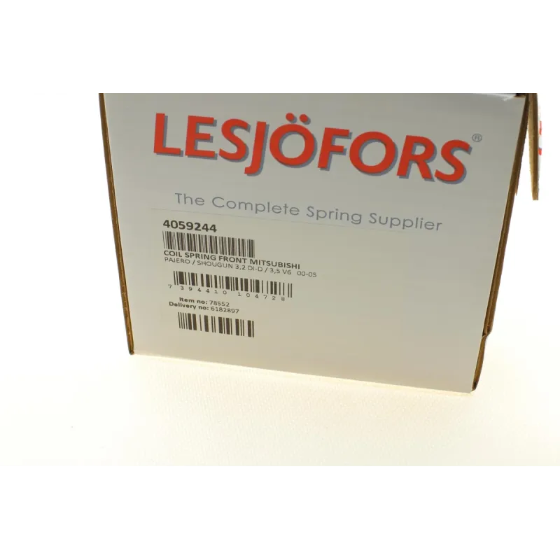 Пружина передньої підвіски LESJOFORS 4059244 для Mitsubishi Pajero III 2000-2006 (3.2DI-D/3.5 V6 GDI)