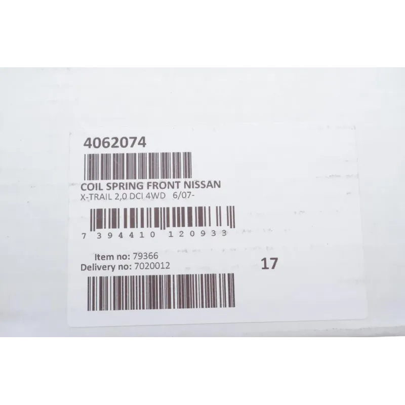 Пружина (передня) Nissan X-Trail 2.0dCi 4x4 07-13 (SUV) (T31)