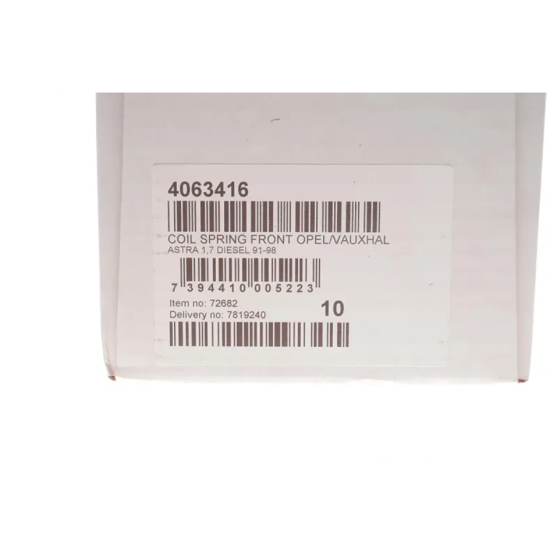 Пружина передньої підвіски LESJOFORS 4063416 для Opel Astra F 1.7D 1991-1999