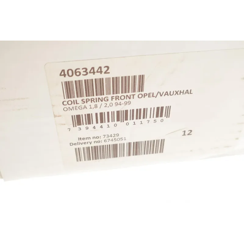 Пружина передняя LESJOFORS 4063442 для Opel Omega B 2.0 1994-2000 (седан/універсал)