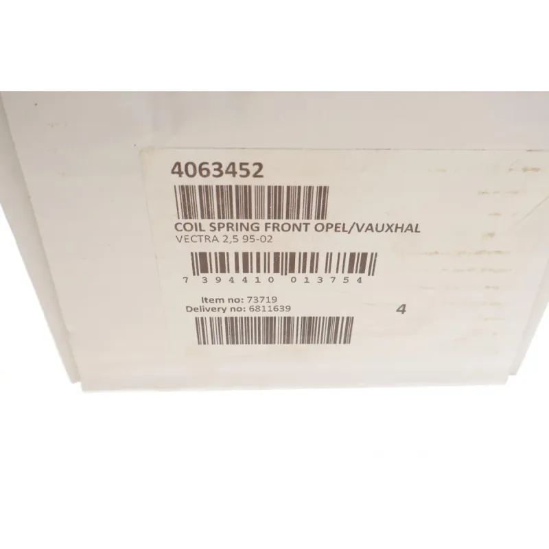 Пружина передня LESJOFORS 4063452 для Opel Vectra B 2.5i V6/2.6i V6 1995-2002
