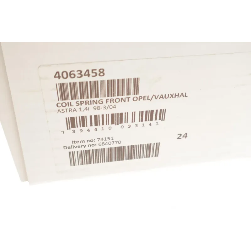 Пружина (передня) Opel Astra G 1.2 16V/1.4/1.4 16V 98-09 (седан/універсал/нах.зад.частина)
