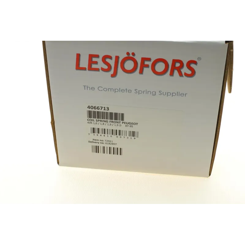 Пружина передньої підвіски LESJOFORS 4066713 для Peugeot 405 II (4B) 1992-1997, (4E) 1992-1997