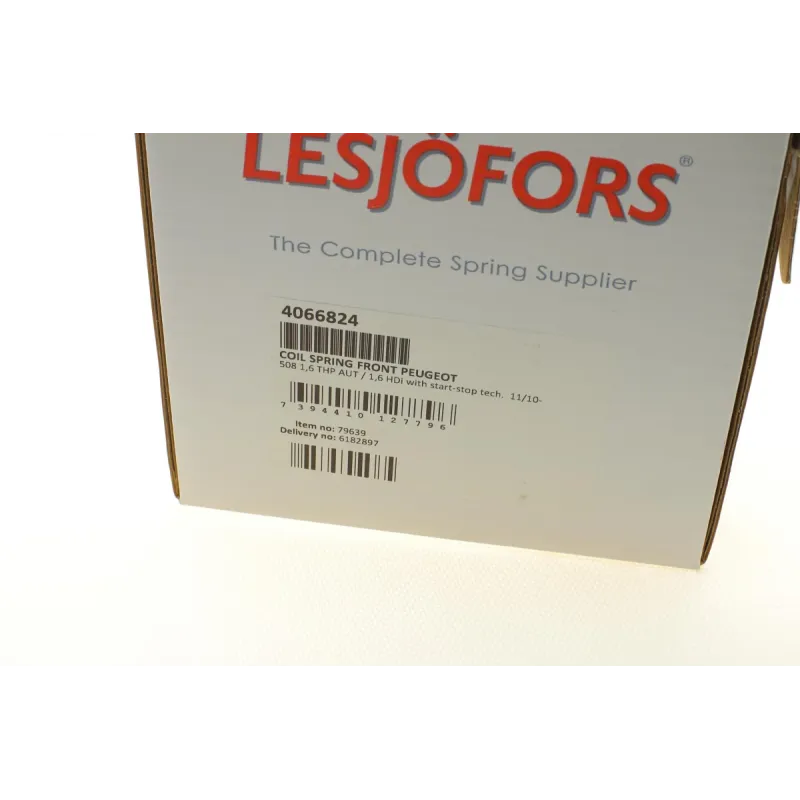 Пружина передньої підвіски LESJOFORS 4066824 для Peugeot 508 2010-2018