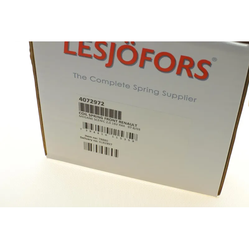 Пружина передньої підвіски LESJOFORS 4072972 для Renault Scenic RX4/Megane Scenic 4x4
