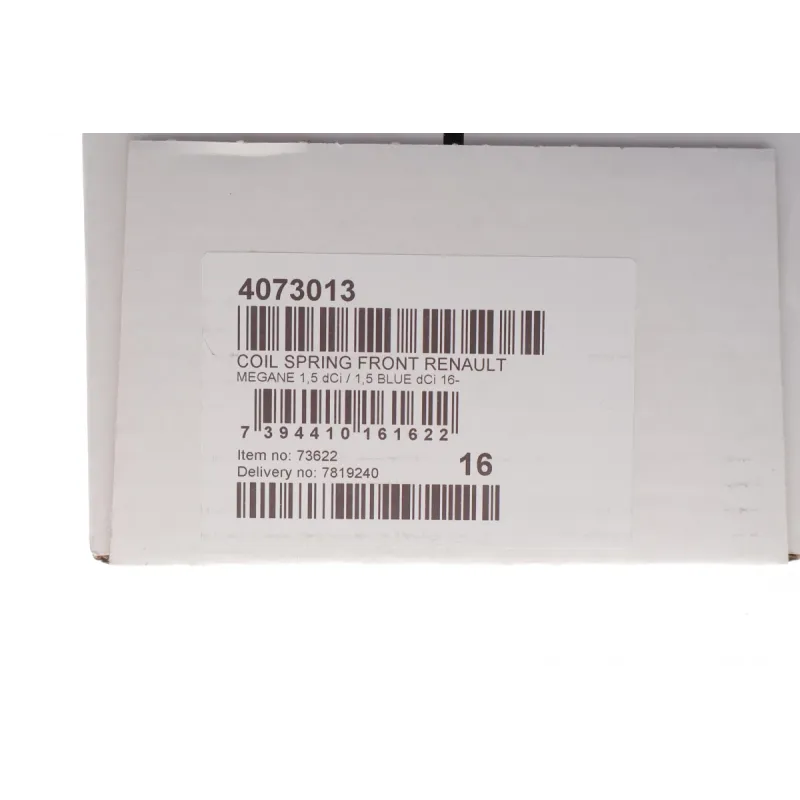 Пружина передньої підвіски LESJOFORS 4073013 для Renault Megane IV 1.5 dCi 2015- (універсал/хетчбек)