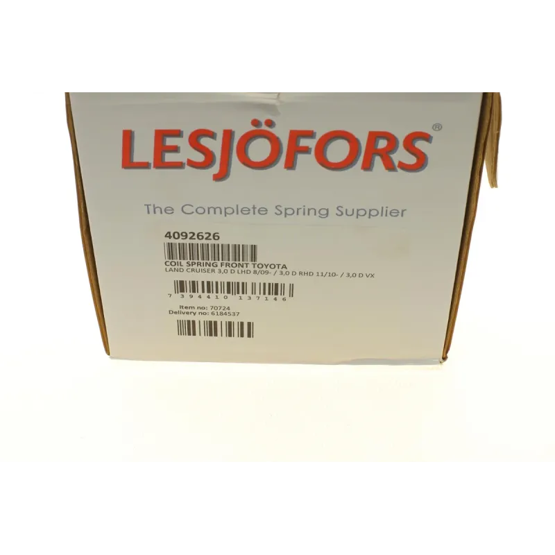 Пружина передньої осі LESJOFORS 4092626 для Toyota Land Cruiser Prado 150 2010-