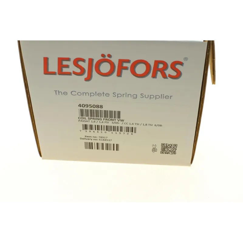 Пружина передньої підвіски LESJOFORS 4095088 для Volkswagen Passat B6/CC B7, 2.4 кг