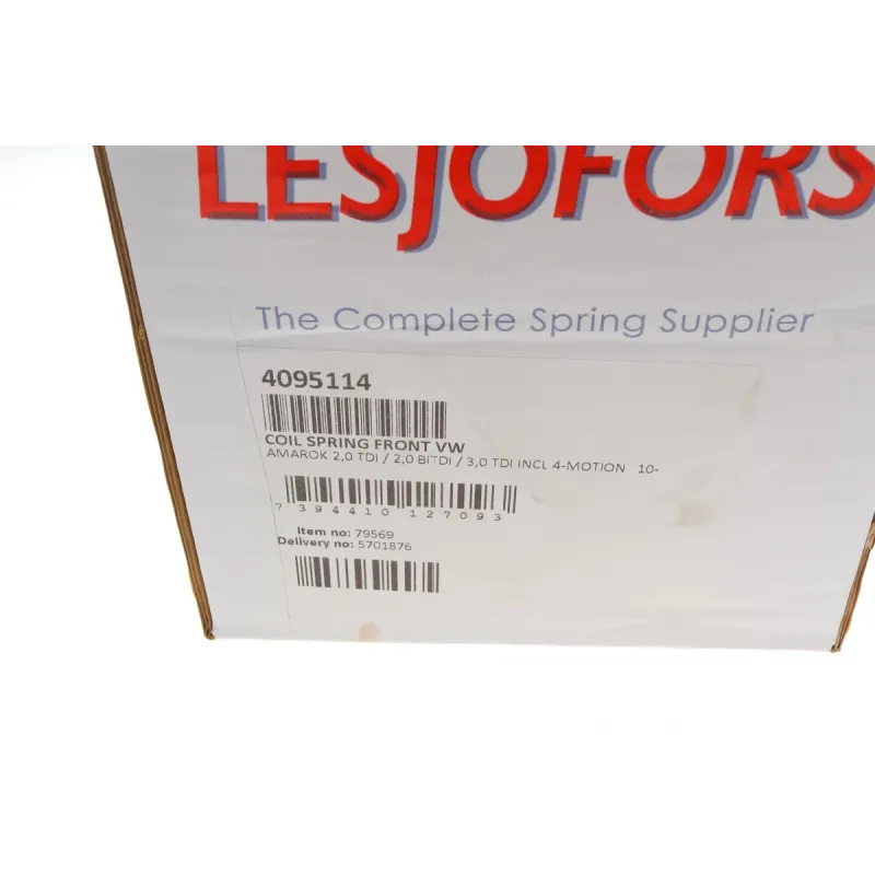 Пружина передньої підвіски LESJOFORS 4095114 для Volkswagen Amarok (2HA, 2HB, S1B, S6B, S7A, S7B) 2010-