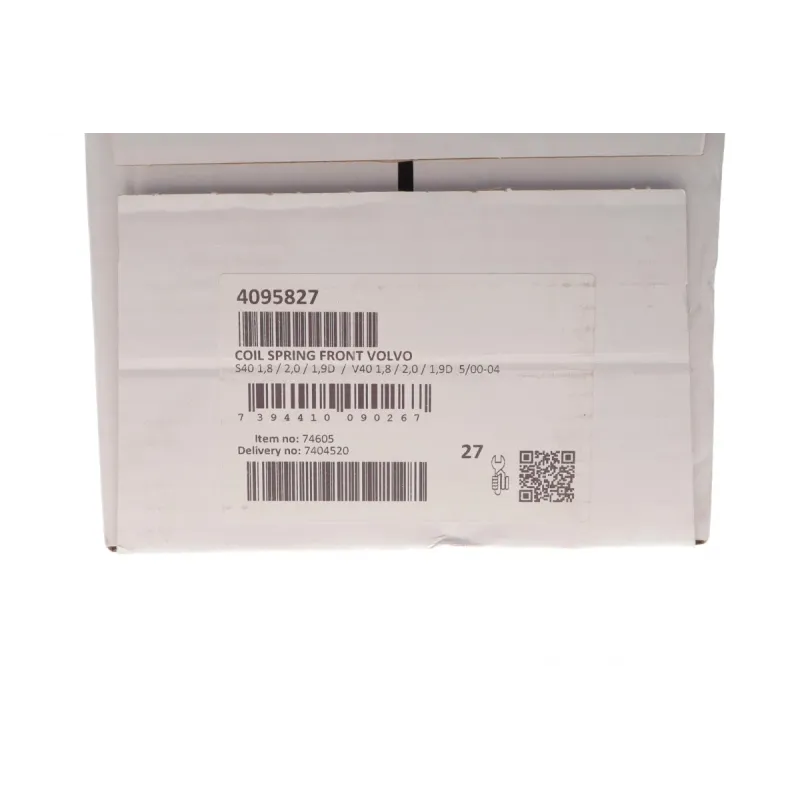 Пружина передньої підвіски LESJOFORS 4095827 для Volvo S40 I/V40 1995-2004