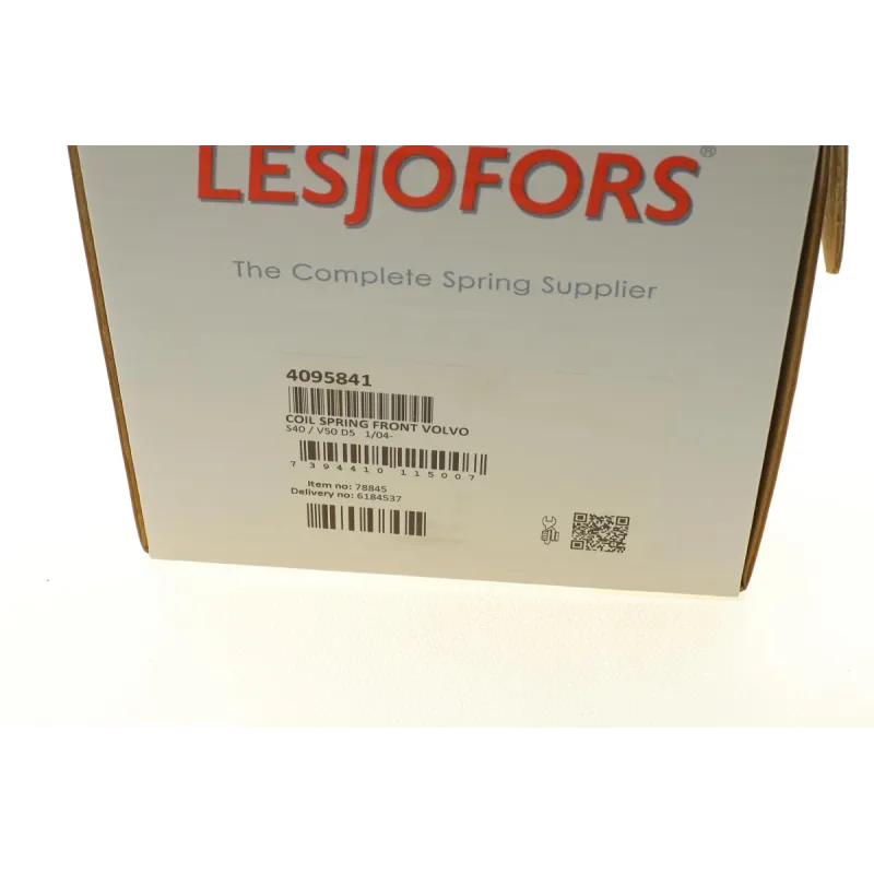 Пружина передньої підвіски LESJOFORS 4095841 для Volvo S40/V50 2006-2010 (2.4TDI)