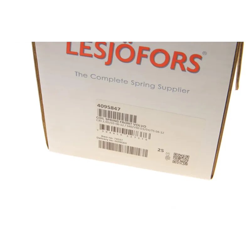 Пружина передньої підвіски LESJOFORS 4095847 для Volvo C30, S40 II, V50
