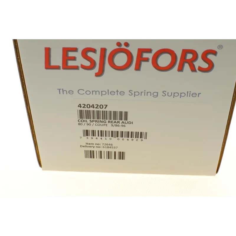 Пружина задня LESJOFORS 4204207 для Audi 80/90 (B3) 1986-1991
