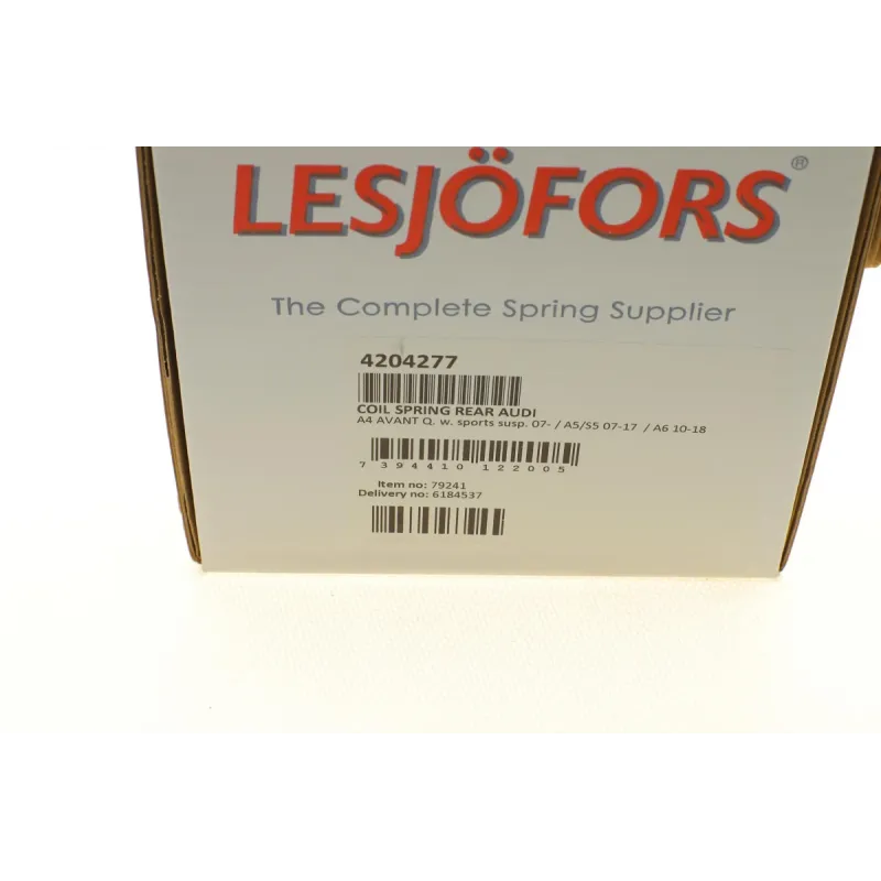 Пружина задня LESJOFORS 4204277 для Audi A4 B8, A6 C7, A5 2007-2018 (спорт.х.ч)
