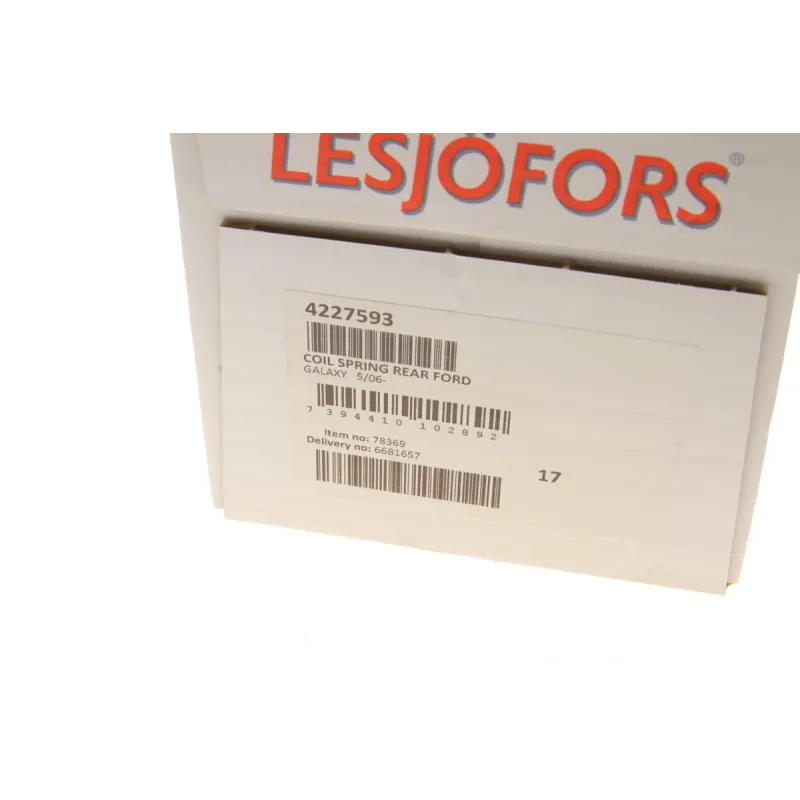 Пружина задня LESJOFORS 4227593 для Ford Galaxy WA6 2006-2015 (без регулювання дорожнього просвіту)