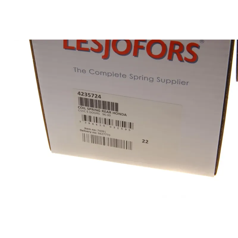 Пружина задня LESJOFORS 4235724 для Honda Civic 1.4-1.6 (95-01) 5 дверей