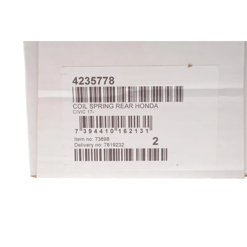 Пружина задня LESJOFORS 4235778 для Honda Civic X 1.0/1.5 VTEC, 1.6 i-DTEC 2017-2022
