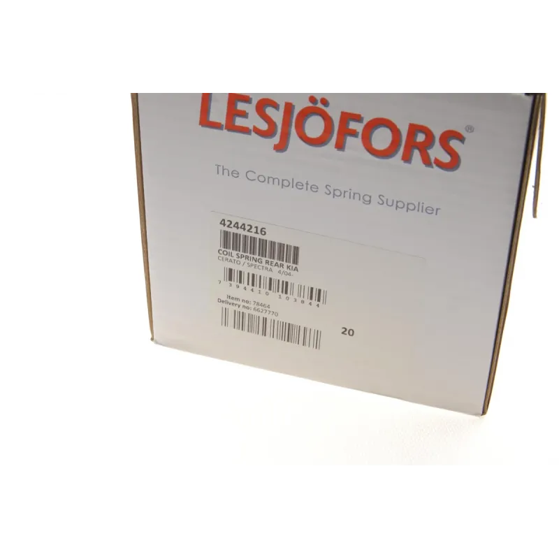 Пружина задня LESJOFORS 4244216 для Kia Cerato (LD) 2004-2009, 1.5-2.0 CRDi/1.6-2.0