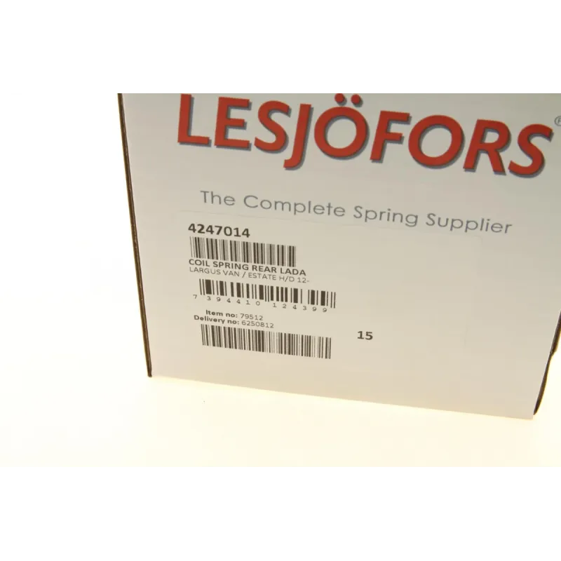 Пружина задня LESJOFORS 4247014 для Lada Largus універсал/фургон 2012-