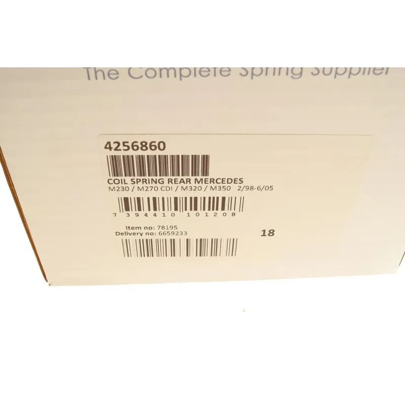 Пружина задня LESJOFORS 4256860 для Mercedes-Benz M-Class W163 ML230-ML430 1998-2005