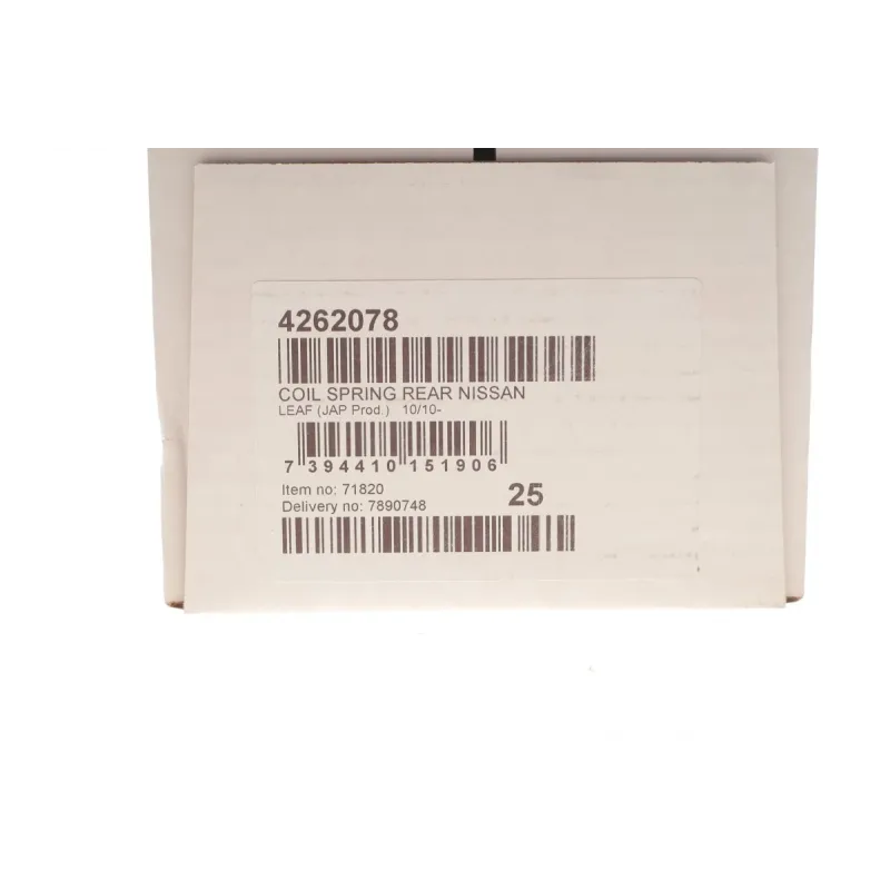 Пружина задня LESJOFORS 4262078 для Nissan Leaf Electric 2010-, гвинтова
