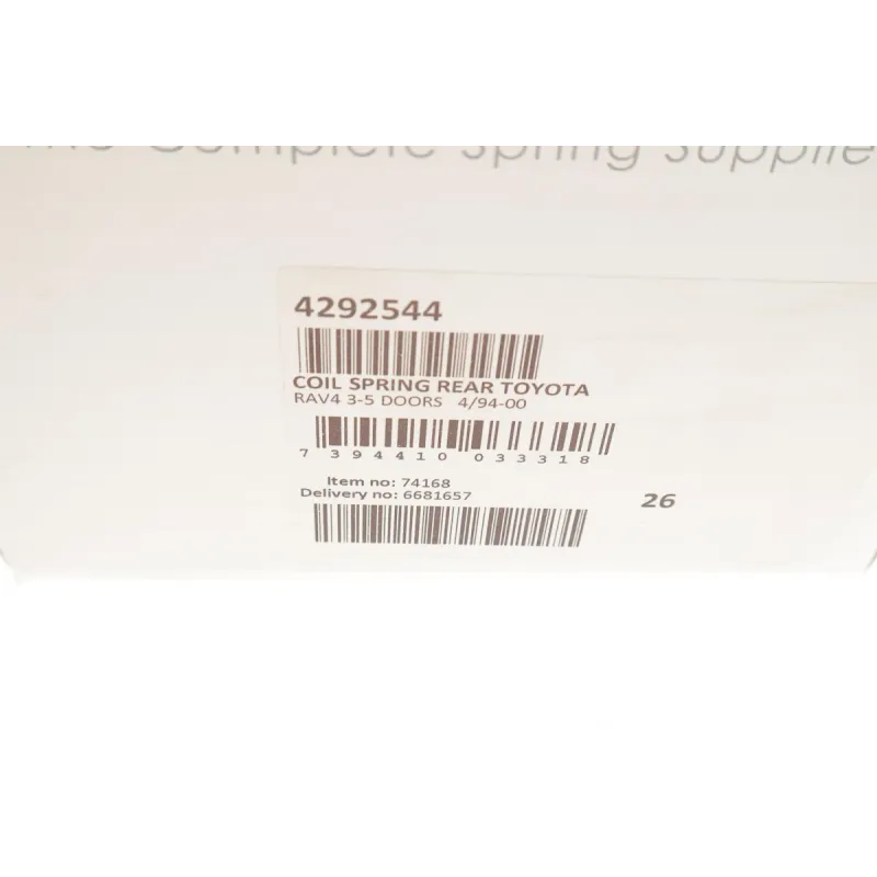 Пружина задня LESJOFORS 4292544 для Toyota RAV 4 SXA1 1994-2000