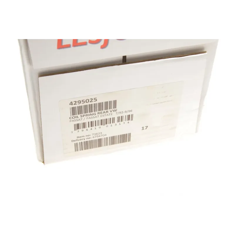 Пружина задня LESJOFORS 4295025 для Volkswagen Passat B3/B4 1992-1996 седан/універсал