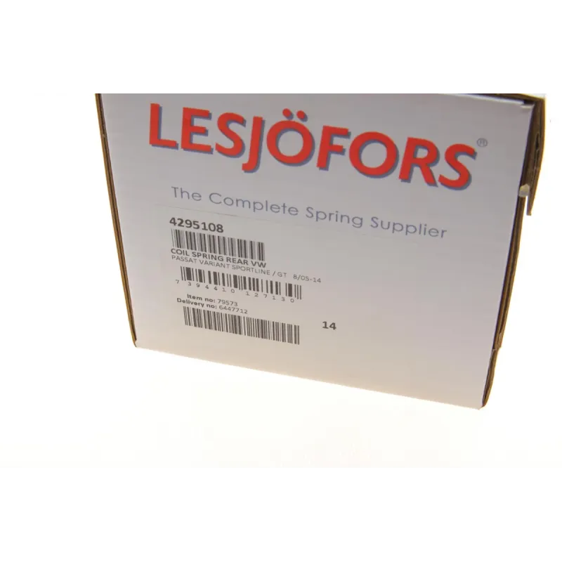 Пружина задня LESJOFORS 4295108 для Volkswagen Passat B6/B7 2005-2014 (універсал, спорт. ходова)