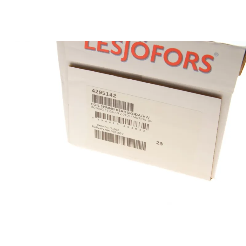 Пружина задня LESJOFORS 4295142 для Volkswagen Tiguan AD1, Skoda Kodiaq NS7 (2016-), стандартна ходова частина