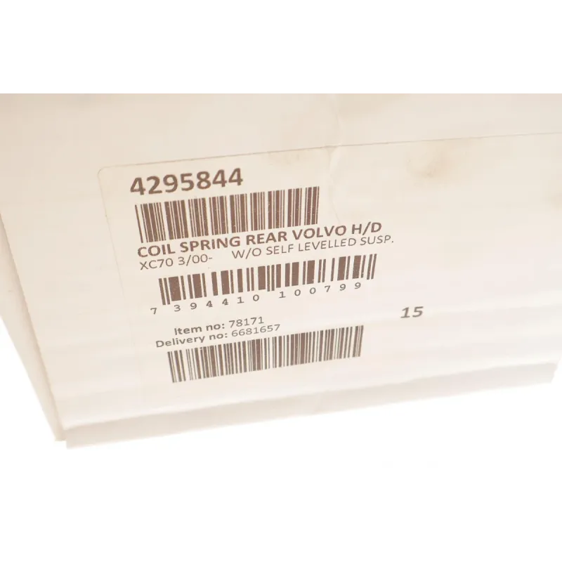 Пружина задня LESJOFORS 4295844 для Volvo V70 XC 2000-2007 (без системи регулювання дорожнього просвіту)