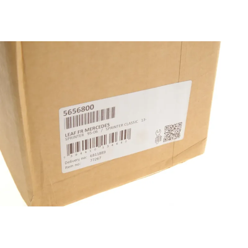 Ресора передня LESJOFORS 5656800 Mercedes-Benz Sprinter 308-316/408-416 CDI 1996-2006, склопластик
