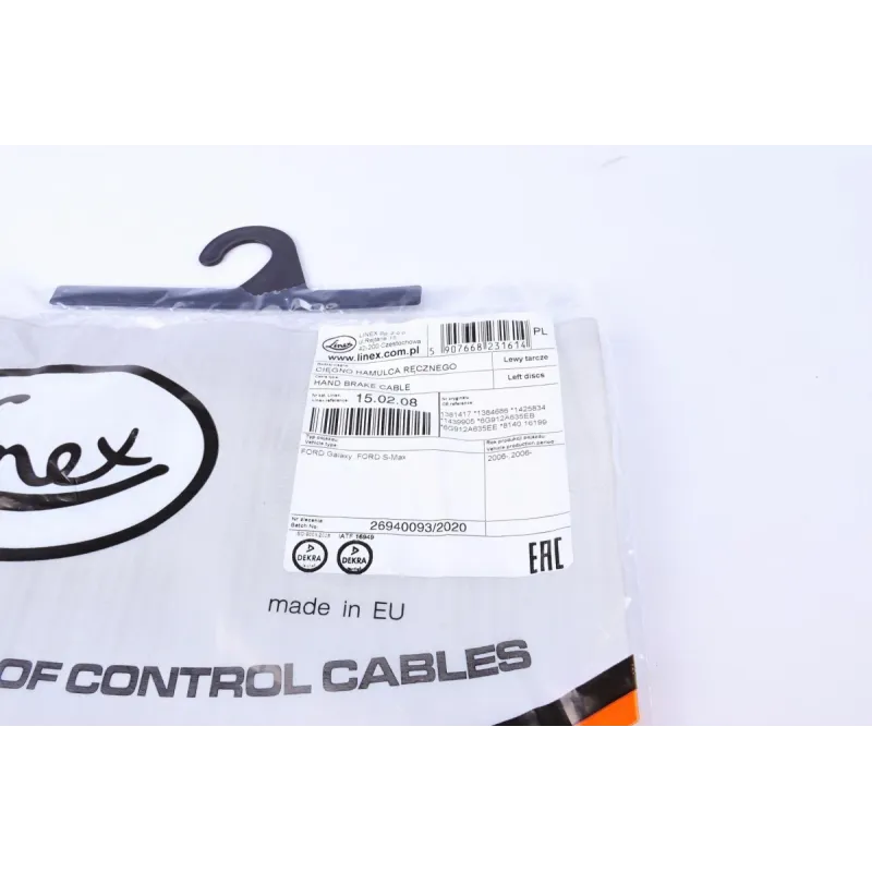 Трос ручника задній лівий LINEX 15.02.08 для Ford S-Max Galaxy 2070/1860мм
