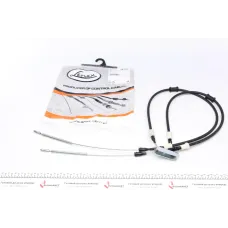 Трос ручника LINEX 32.01.17 задній для Opel Astra F/Kadett E 1984-2005, 1398/825/1288/710 мм