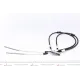 Трос ручника LINEX 32.01.17 задній для Opel Astra F/Kadett E 1984-2005, 1398/825/1288/710 мм