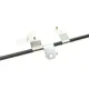 Трос ручника (задній) (L) Toyota Corolla 1.6/1.8 16V/2.0/2.2 D4d 01-09 (1927/1705 мм)