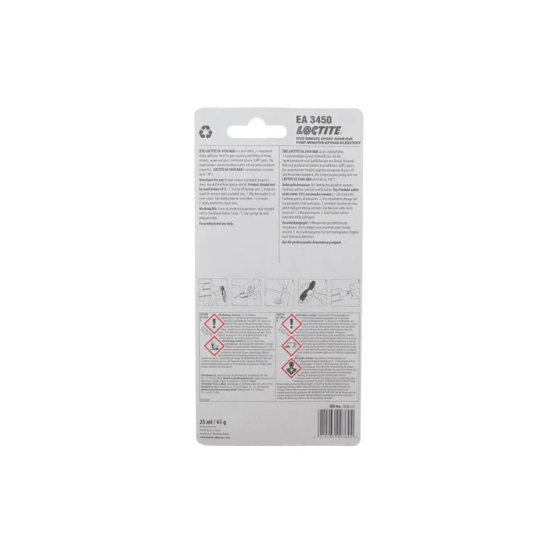 LOCTITE EA 3450, BC25ML Клей двокомпонентний для металу
