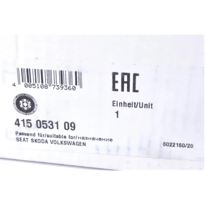 Демпфер зчеплення LuK 415 0531 09 для Volkswagen Golf V/VI 1.9TDI/1.6TDI 2003-2013 DSG7