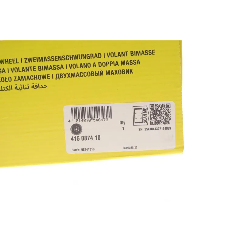 Демпфер зчеплення LuK 415 0874 10 для Volkswagen Golf VI, Passat B7, Audi Q3 2.0TDI 240мм