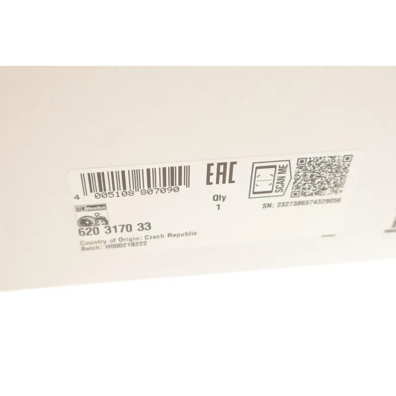 Комплект зчеплення LuK 620 3170 33 для Fiat Sedici, Suzuki SX4 1.6 16V (d=200mm)