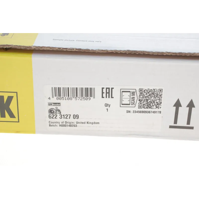 Комплект зчеплення LuK 622 3127 09 для Renault Megane III/Scenic III 1.6 16V (d=220mm)