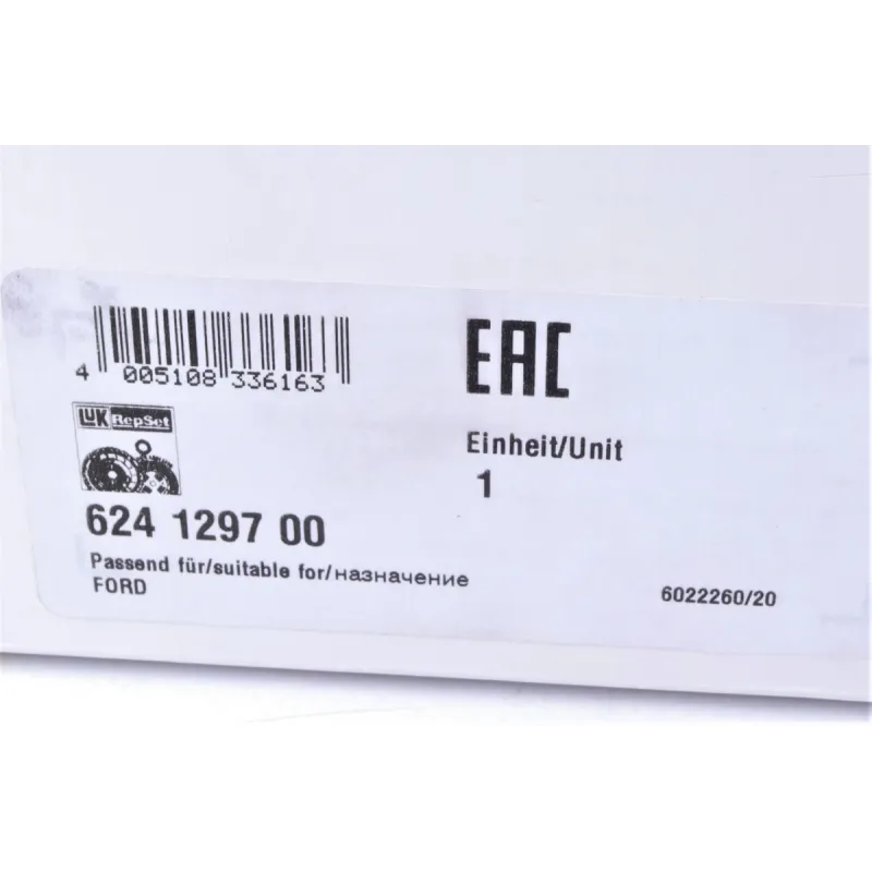 Комплект зчеплення Ford Transit 2.5DI 91-00, d=240мм