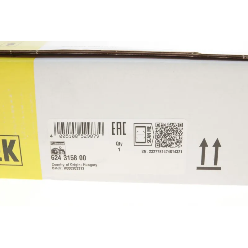 Комплект зчеплення LuK 624 3158 00 для BMW 3 (E46) 330i, 5 (E60) 530i, X3 (E83) 2.5i (d=240mm) (+вижимний)