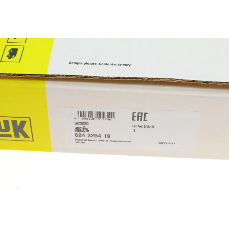 Комплект зчеплення LuK 624 3254 19 для Volvo S60/S80/V70/XC60/XC70/XC90 2.4D/2.5 (d=240mm)