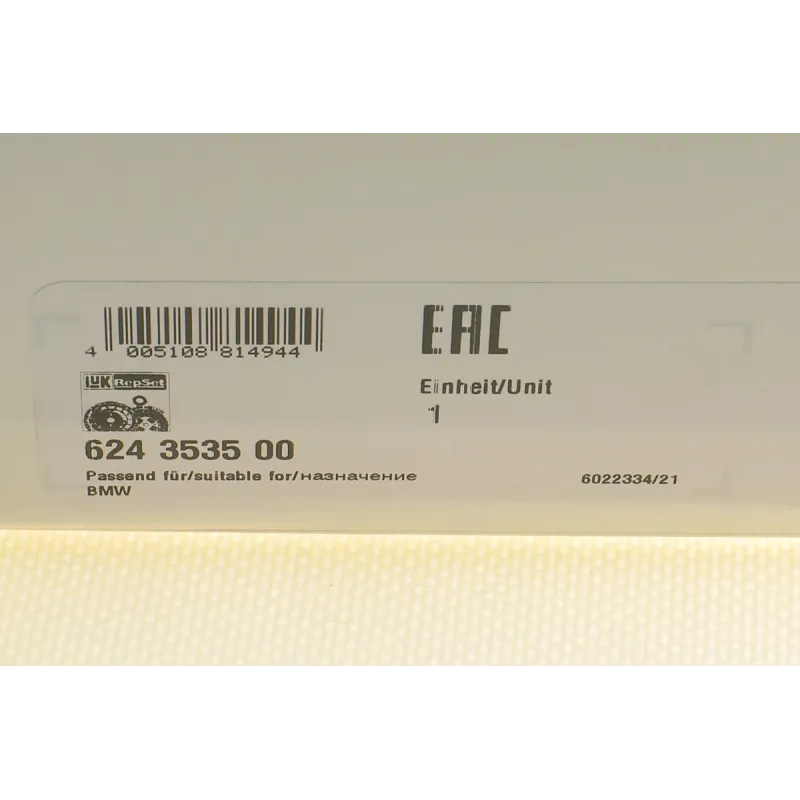 Комплект зчеплення LuK 624 3535 00 для BMW 3 (E90/F30) / X3 (F25) B47/M47/N47